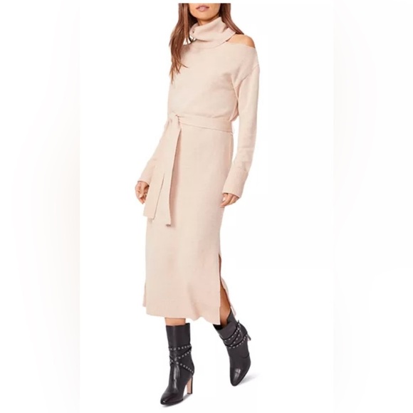 PAIGE Raundi Cold Shoulder Sweater Dress - Picture 3 of 8